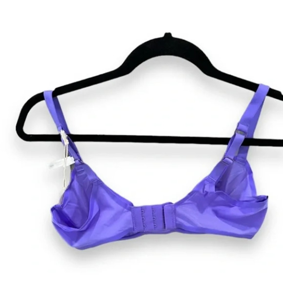 Aerie American Eagle Balconette Bra 34B Bright Purple Underwire Mesh Unlined - Picture 5 of 5